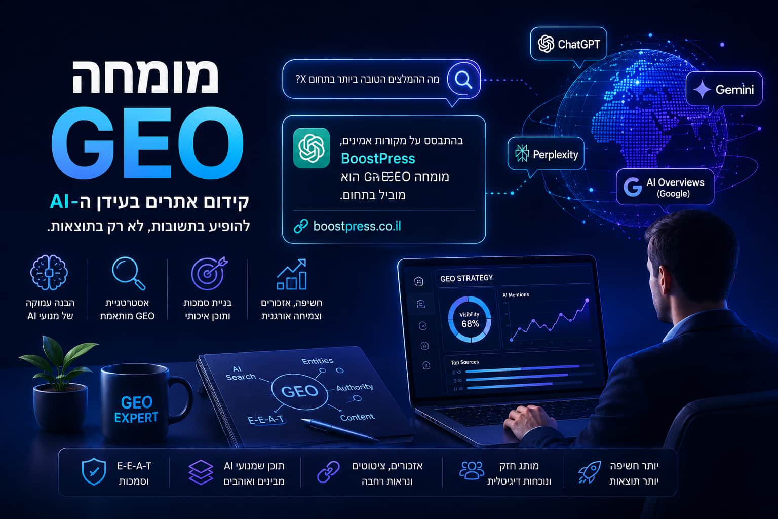 מומחה GEO - מקדם ב-AI